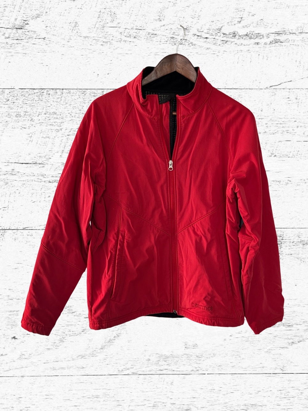 Marmot Women's Bright Red Zip-Up Utility Jacket